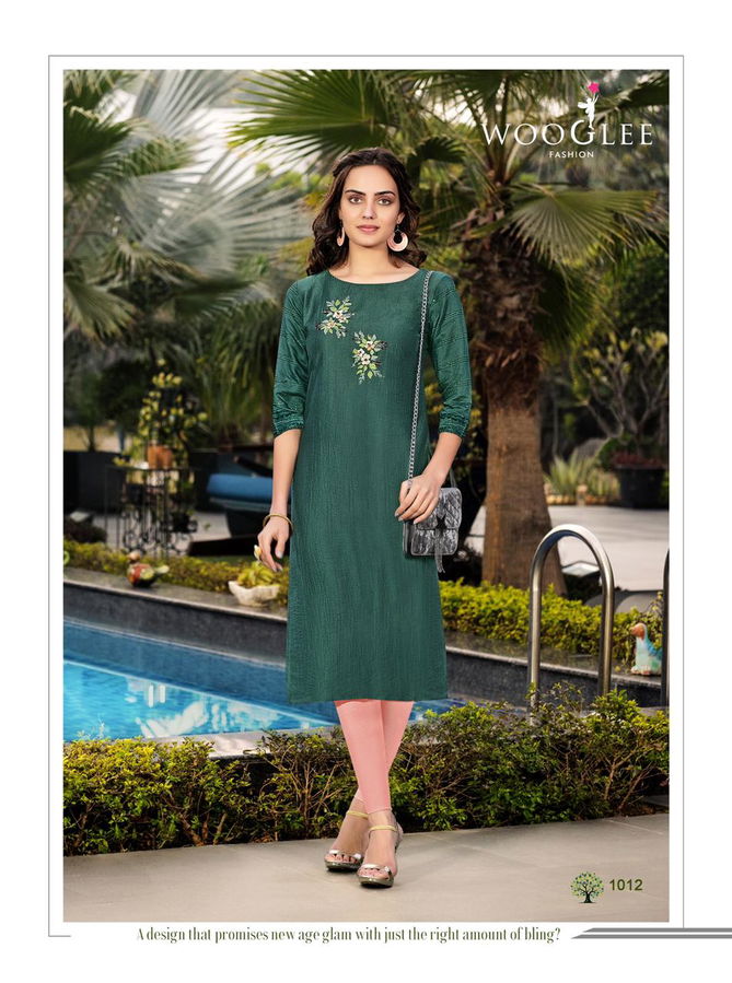 Wooglee Maryam Heavy Designer Ethnic Wear Latest Kurti Collection